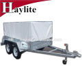 Nova Zelândia 8x4 2 wheel atv trailer caixa de utilitário com frame